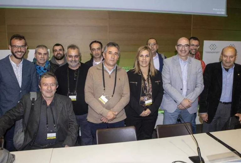 Alcaldes de Lleida a l’assemblea de l’entitat a Toledo.