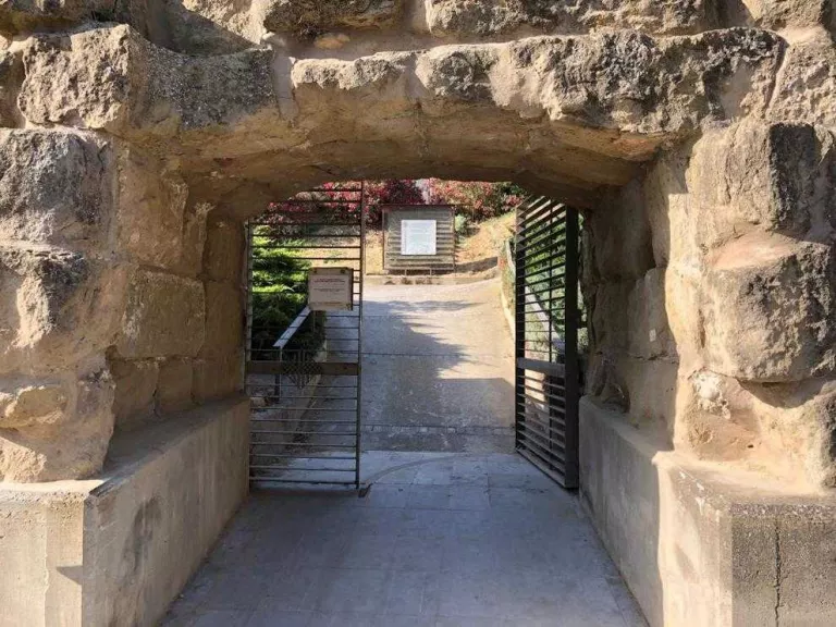 El jardí arqueològic del Castell Formós, a la primavera