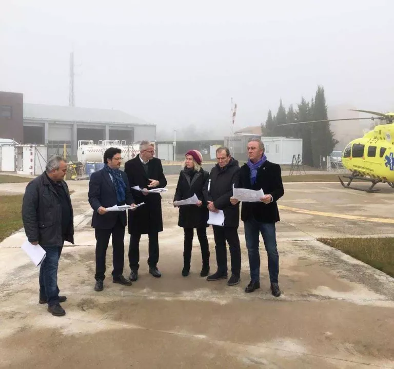Fins a 300.000 € perquè l’heliport de Tremp tingui un hangar i operi de nit
