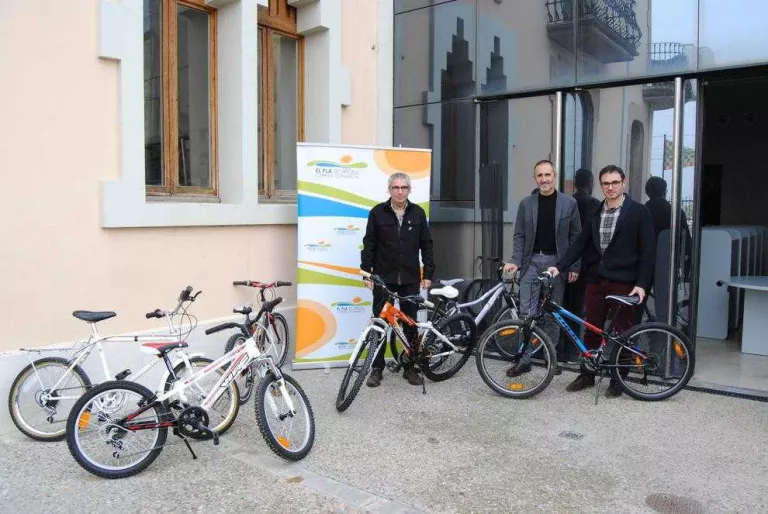 Les primeres bicicletes recuperades són infantils.