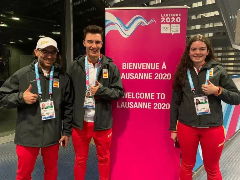 Tres lleidatans, als Jocs de la Joventut
