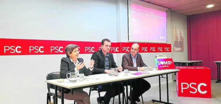 Cunillera, en un debat del PSC divendres.