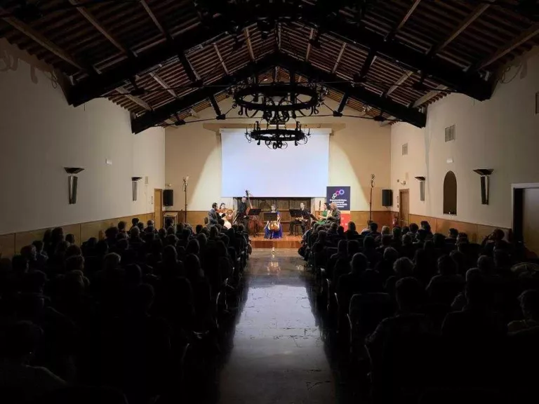 Una formació de cambra de l’OJC, ahir a Mollerussa.