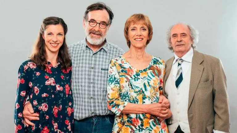 Tortell Poltrona i la companyia teatral Les Antonietes, a Tremp