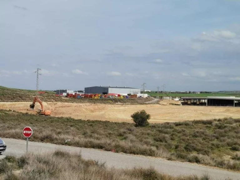 La zona on s’aixecarà la planta de selecció i tractament de l’abocador a Montoliu de Lleida.