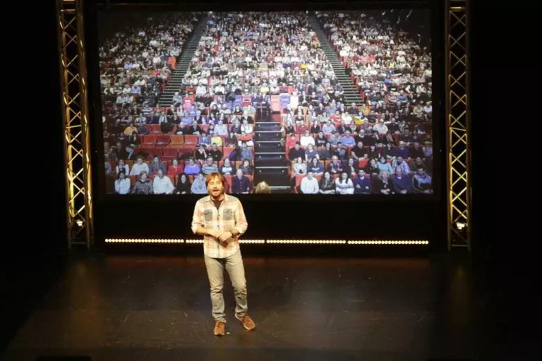 El popular actor ja va actuar a la Llotja el febrer de l’any passat.