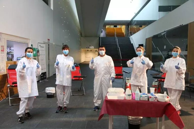 Més de 130 donants de sang a la Llotja de Lleida