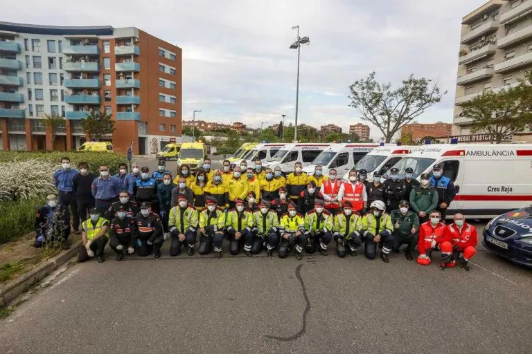 ⏯️ Personal sanitari i de seguretat dóna les gràcies a la població