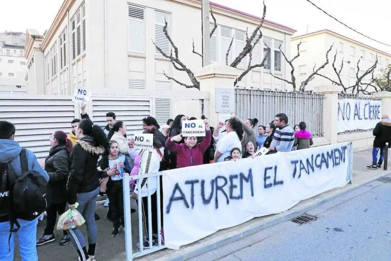 Imatge d’arxiu d’una de les protestes de l’Ampa del centre.