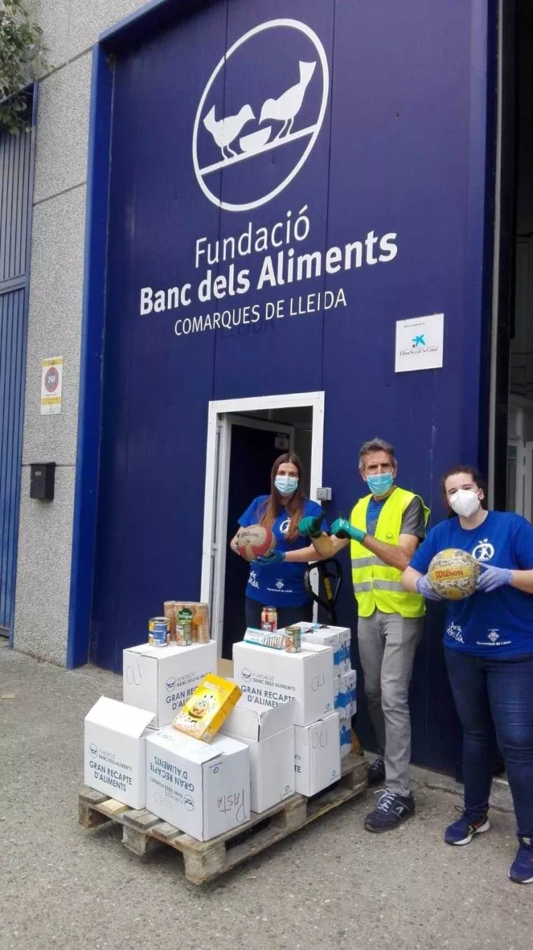 El Cecell dóna 171 quilos de menjar al Banc dels Aliments de Lleida