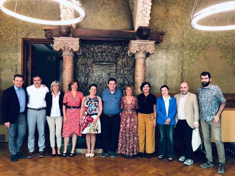 La reunió que van mantenir les 4 institucions l’any passat.