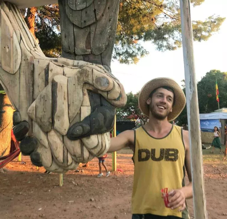 Escultura efímera aquest dissabte a la Vinya dels Artistes