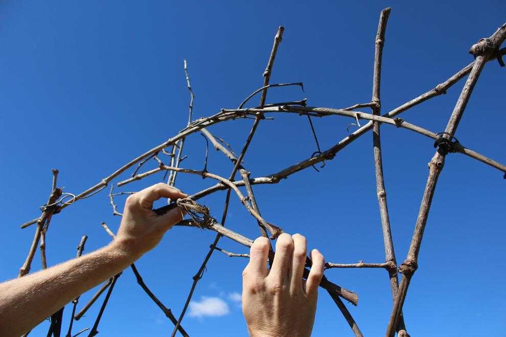 Escultura efímera aquest dissabte a la Vinya dels Artistes