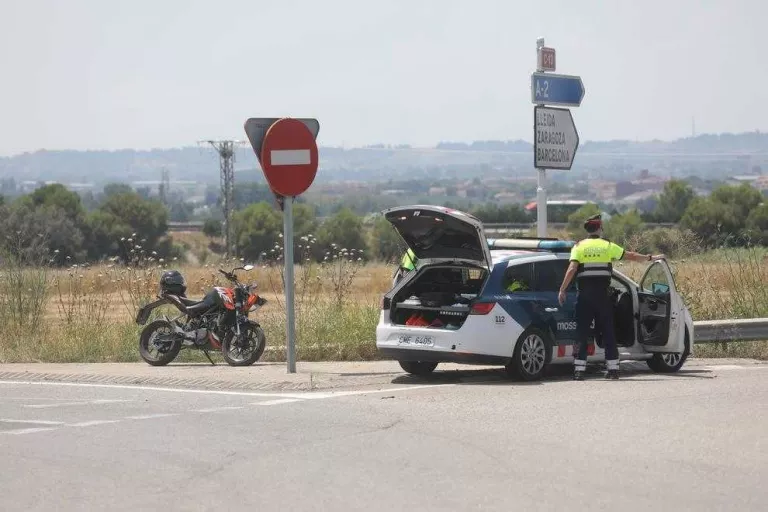 Ferits el conductor d'un quad i un motorista al Segrià