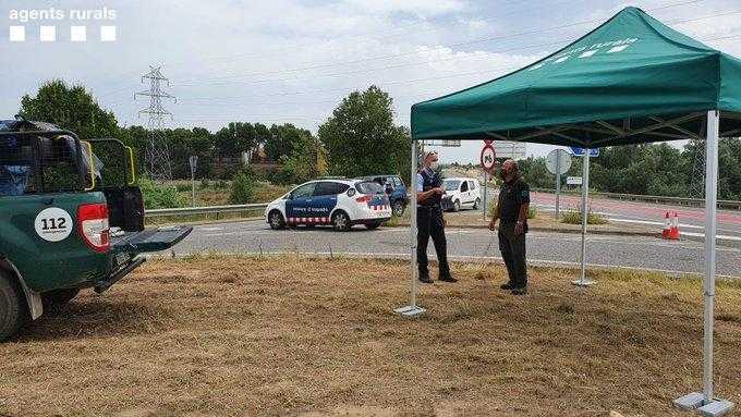 Els Rurals participen en els controls de Mossos pel Covid