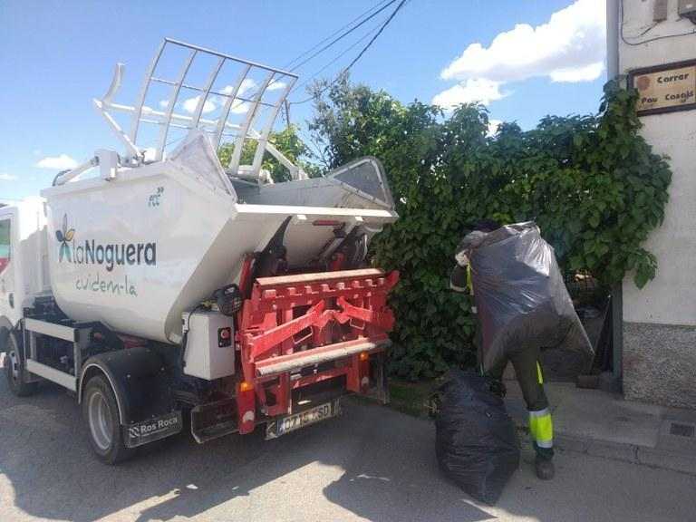 La Noguera recull 8.000 kg de restes vegetals i poda