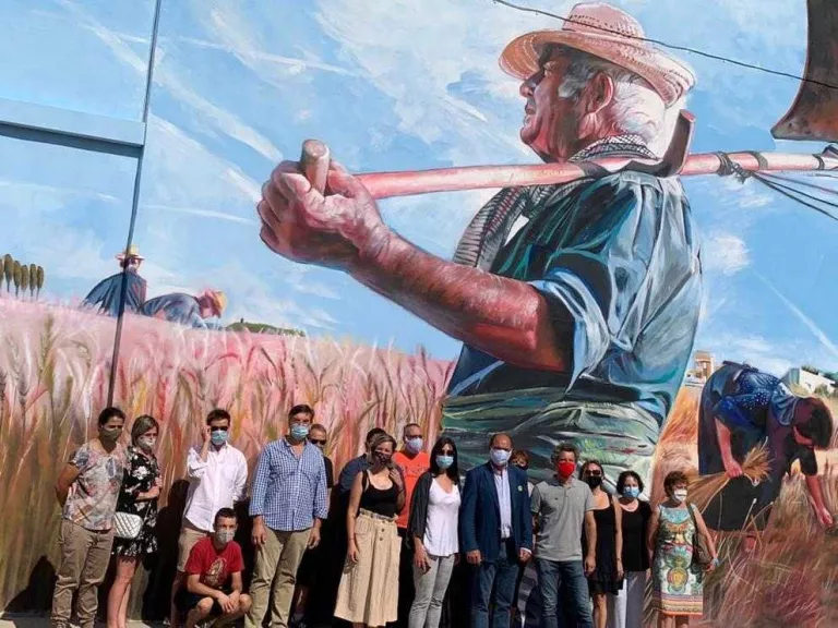 La Fuliola presenta el mural dedicat al Segar i el Batre