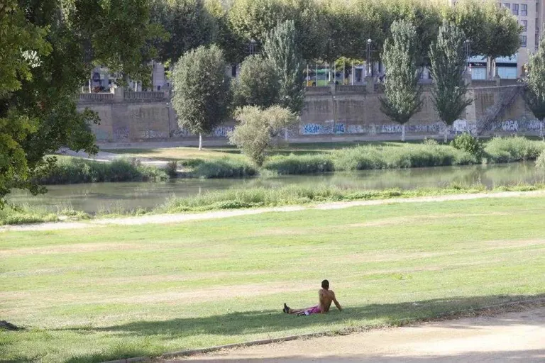 Lleida, en plena canícula