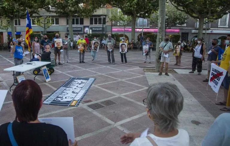 Mobilització a Tàrrega pels presos i exiliats
