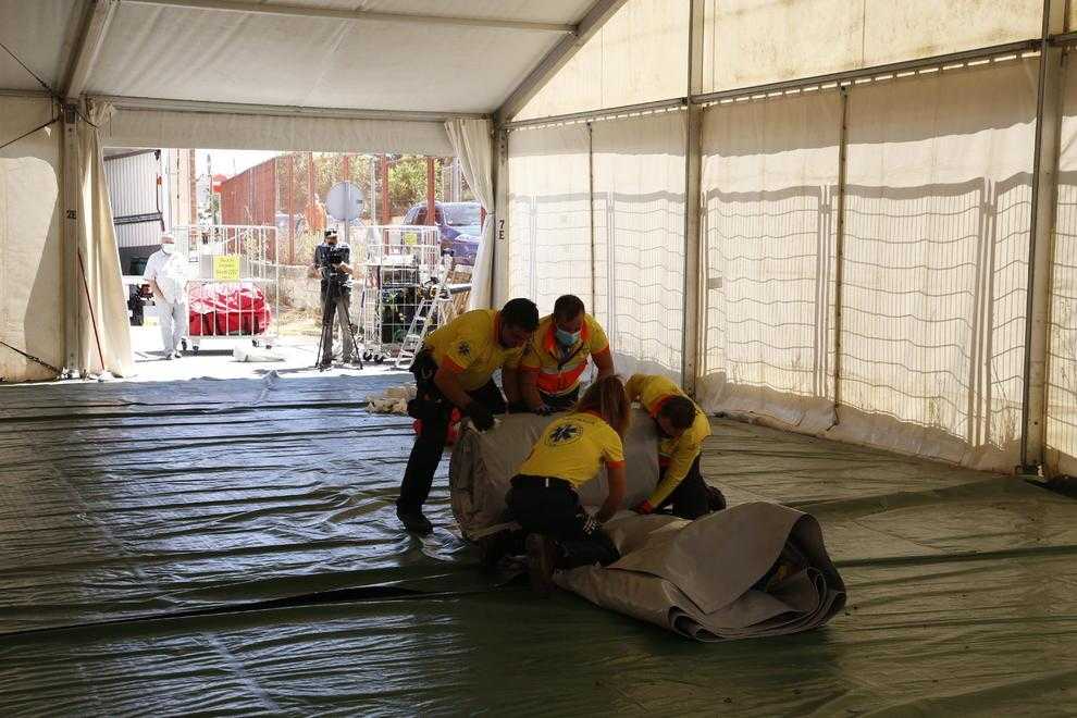 ⏯️ L'Arnau substitueix la carpa per quatre mòduls prefabricats i inicia obres de l'hospital annex