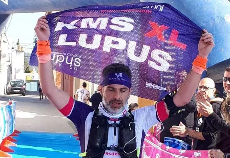 L'aranès Pep Vega recorre avui 275 km per lluitar contra el lupus