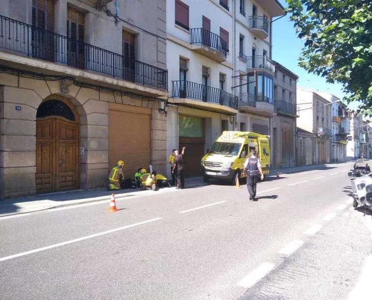 Dos motoristes ferits a Ponts i Preixens