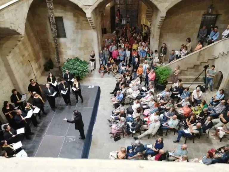 Una de les actuacions del festival, l’any passat al pati de l’IEI.