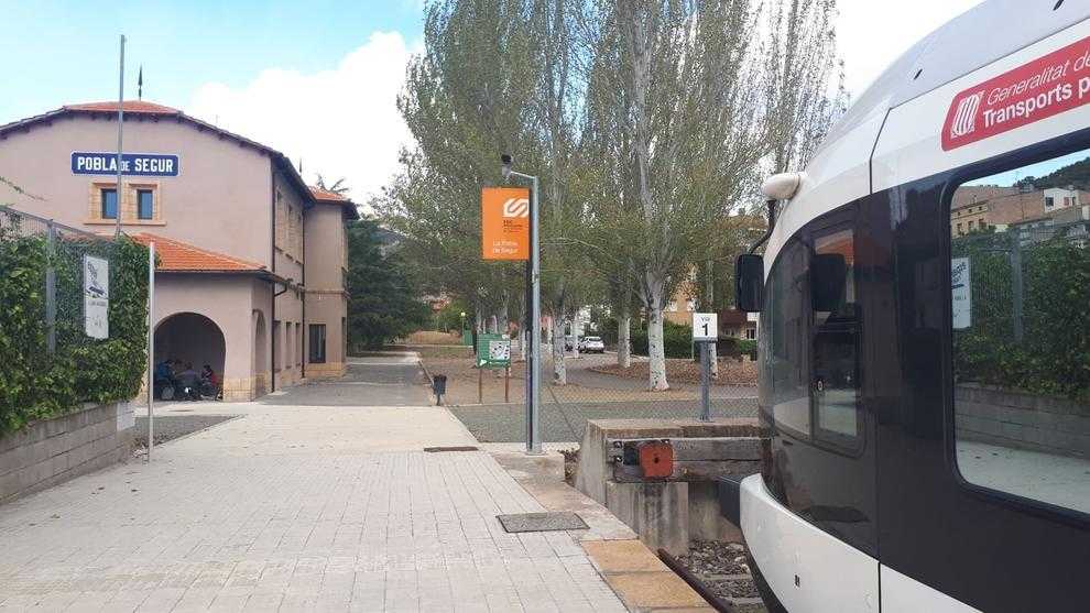 FGC restablirà demà els trens entre Balaguer i la Pobla