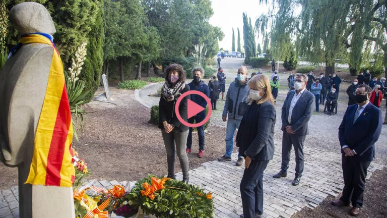 ⏯️ “La figura del president Companys ens guia per treballar per Catalunya i per la vida”