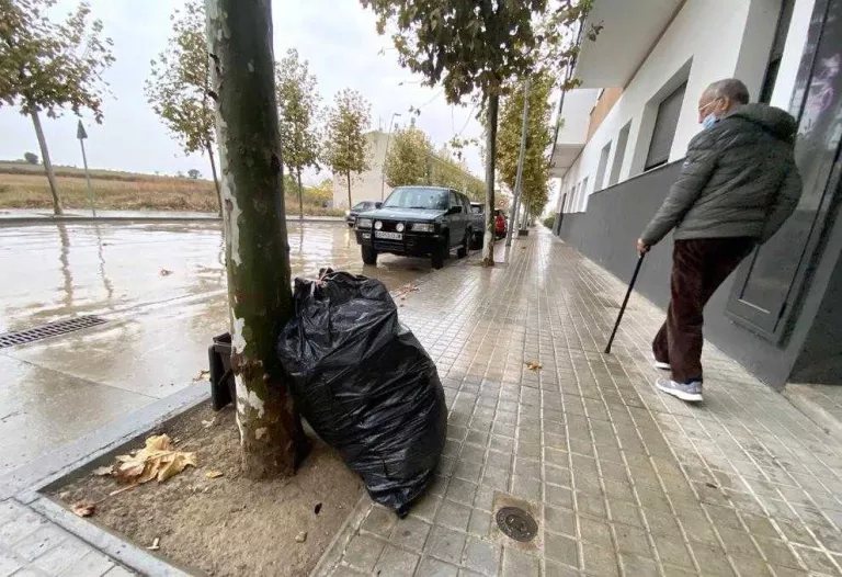 Campanya per eradicar les bosses de brossa tirades als carrers de Cervera