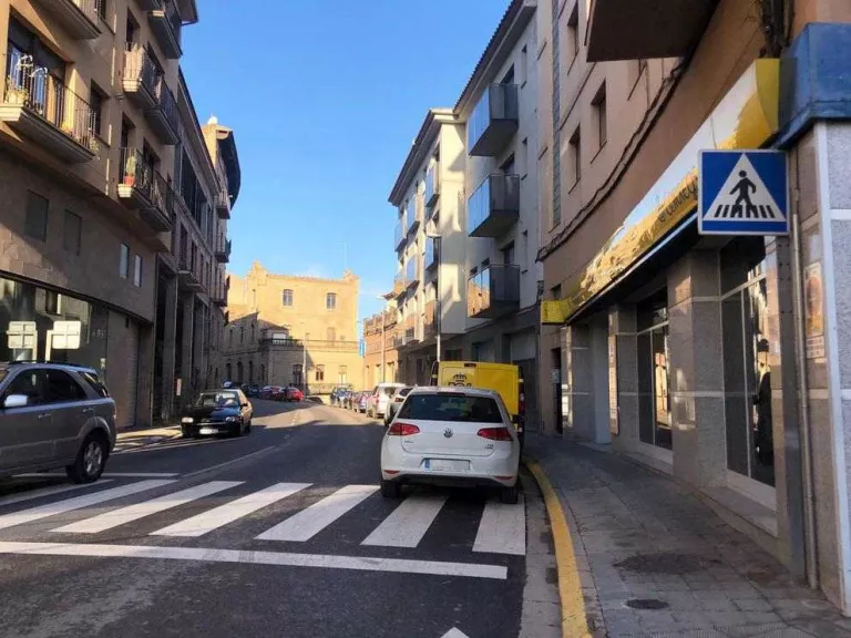 El tram de la carretera de Bassella que es preveu reorganitzar.