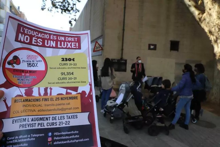 La Paeria preveu rebaixar la taxa de les escoles bressol
