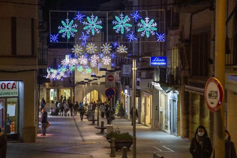 Estrena de llums nadalencs a Tàrrega i Mollerussa