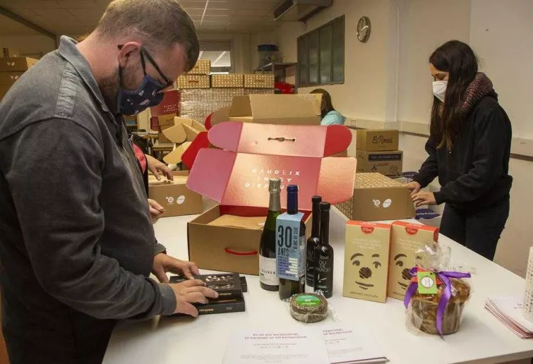 Lots de Nadal del Grup Alba amb productes de proximitat