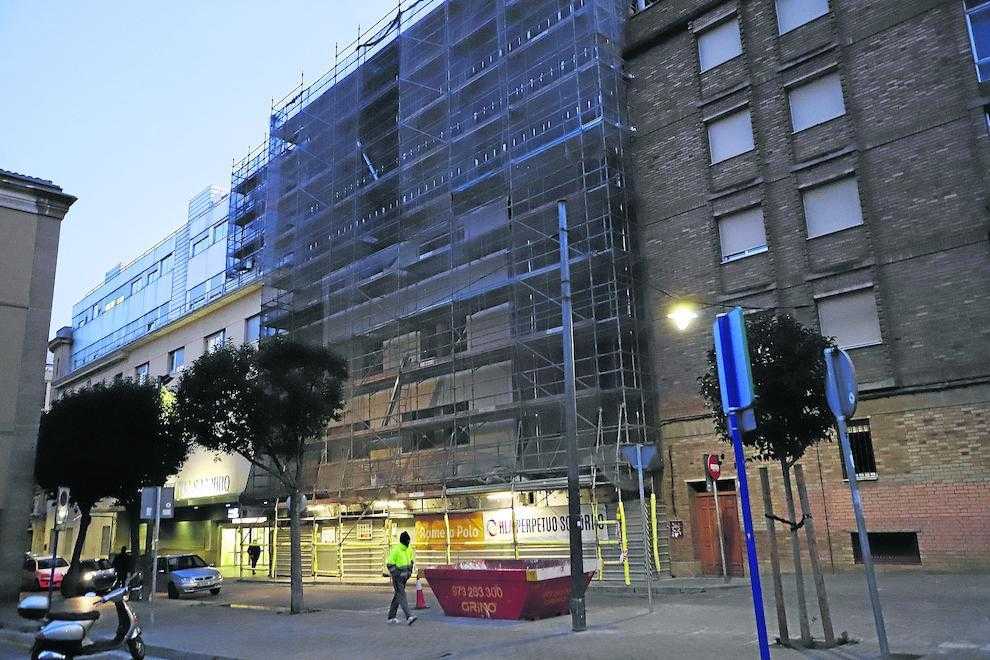 Avancen les obres d'ampliació de la Perpetu