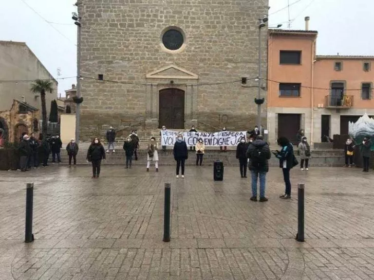 Noves protestes a la residència d'Almacelles