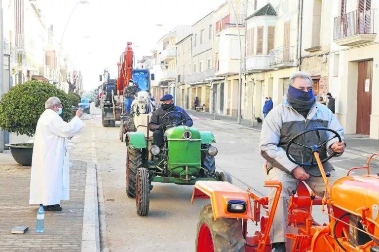 Vallfogona sí que celebra els Tres Tombs