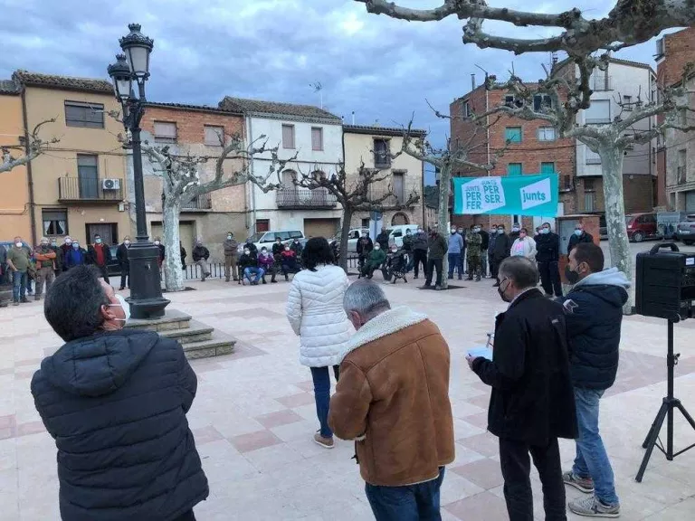 Protestes per la falta d'ajuts pels danys del Filomena a les oliveres