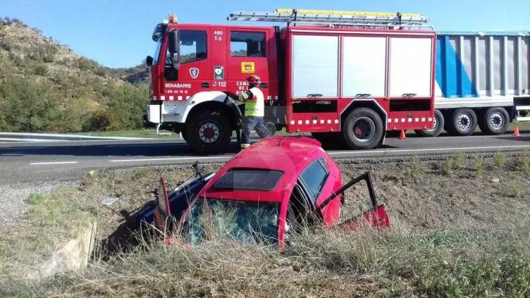 Ingressats a l'UCI de l'Arnau els dos ferits a l'accident de l'N-230