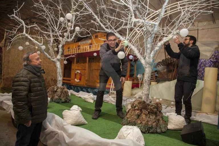 Pessebre vivent en una de les 10 carrosses de Tàrrega