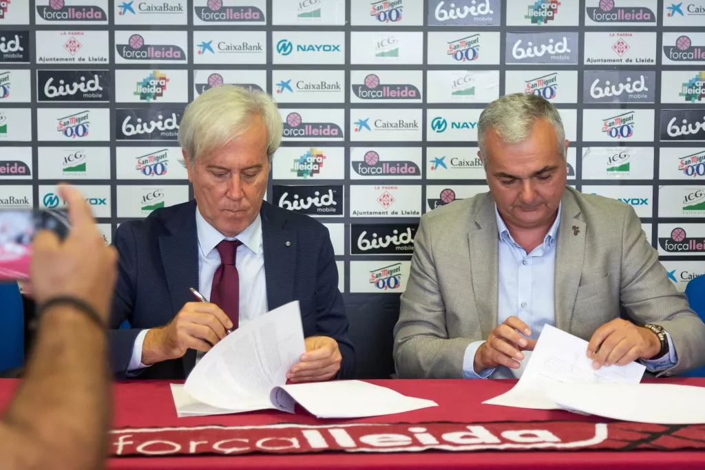 ⏯️ El Força Lleida i el Barça renoven el vincle esportiu i social fins al 2024