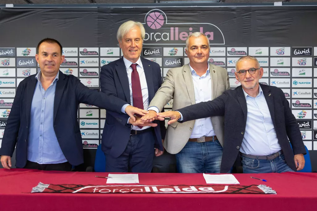⏯️ El Força Lleida i el Barça renoven el vincle esportiu i social fins al 2024