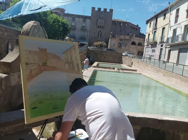 L’art tornarà a omplir els carrers de Guissona amb l’11è Concurs de Pintura Ràpida
