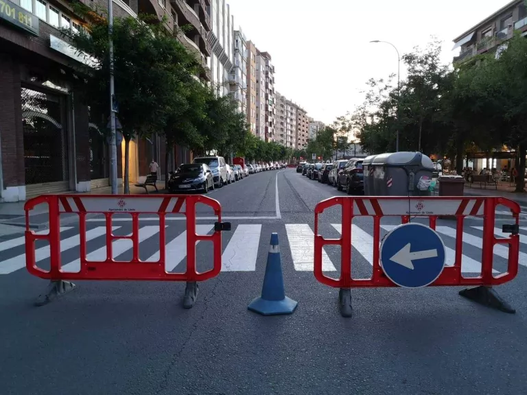 Lleida manté quinze carrers tallats al trànsit aquest cap de setmana