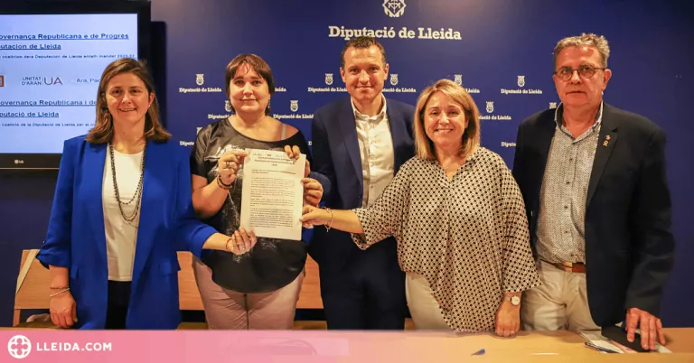 ⏯️ Acord a quatre a la Diputació de Lleida