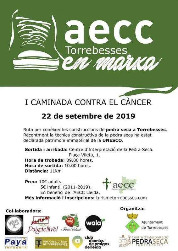 Torrebesses camina contra el càncer