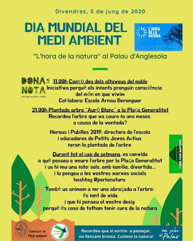 "L'hora de la natura" al Palau d'Anglesola