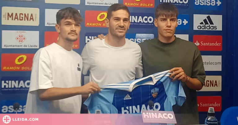 Àlex Rico i Mateo Enríquez arriben al Lleida Esportiu amb un objectiu comú