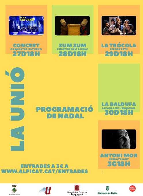 Cinc propostes culturals per aquest Nadal a Alpicat