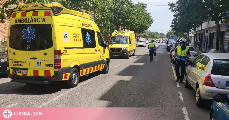 Un conductor drogat i sense carnet atropella una dona a Lleida i es dona a la fuga
